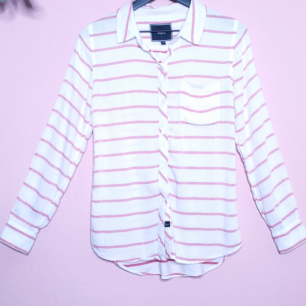 Rails Rocsi Button Down Striped Top - image 4